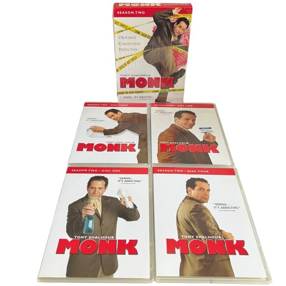Monk TV Show Seasons  2, 3, 4, 5, 6, DVD Box Sets - Picture 12 of 12
